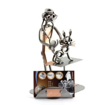 TIERARZT MIT VISITENKARTEN-HALTER