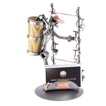 WEINBAUER MIT VISITENKARTEN-HALTER