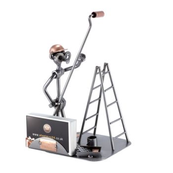 ANSTREICHER MIT ROLLE MIT VISITENKARTEN-HALTER