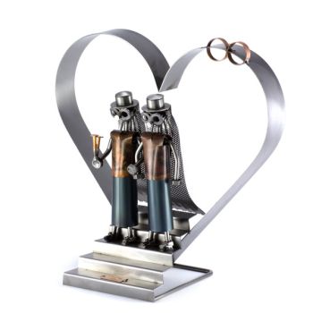 HOCHZEITSPAAR FRAU+FRAU MIT HERZ XXL