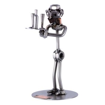 KELLNER MIT SEKTTABLETT