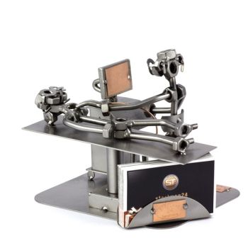 ECHOKARDIOGRAPH MIT VISITENKARTENHALTER